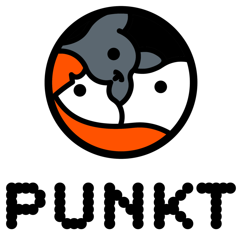 PUNKT — the mascot and wordmark